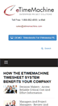 Mobile Screenshot of etimemachine.com